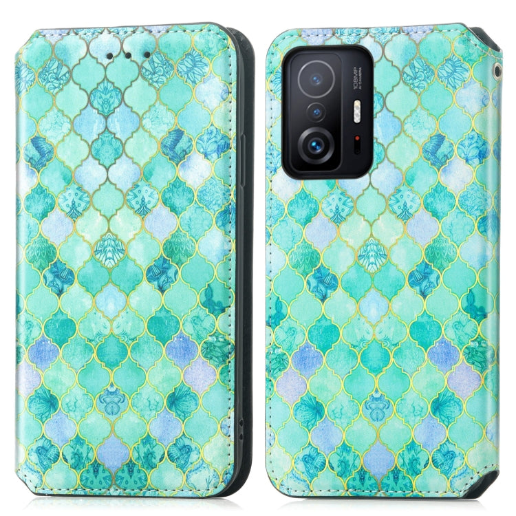 For Xiaomi 11T / 11T Pro CaseNeo Colorful Magnetic Leather Case with Holder & Card Slot & Wallet