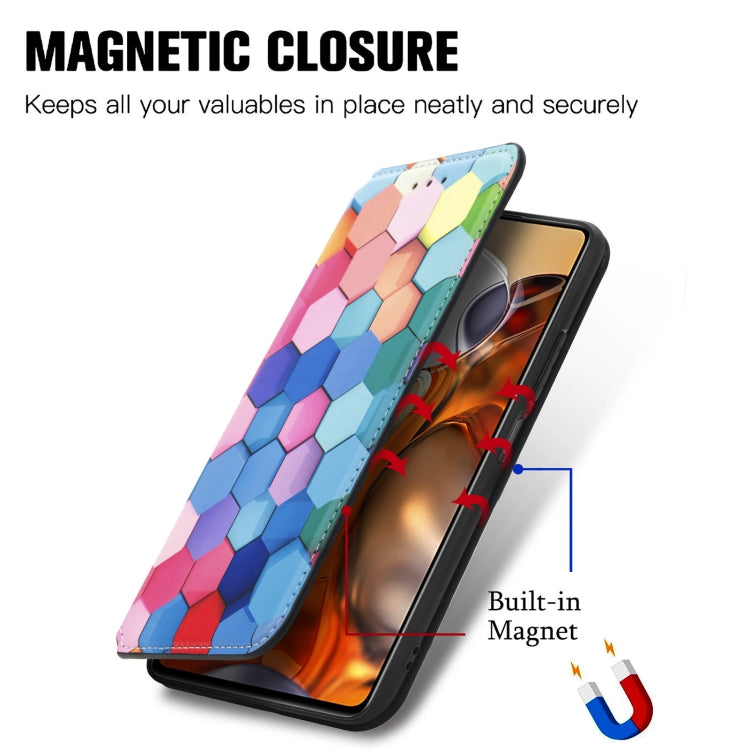 For Xiaomi 11T / 11T Pro CaseNeo Colorful Magnetic Leather Case with Holder & Card Slot & Wallet