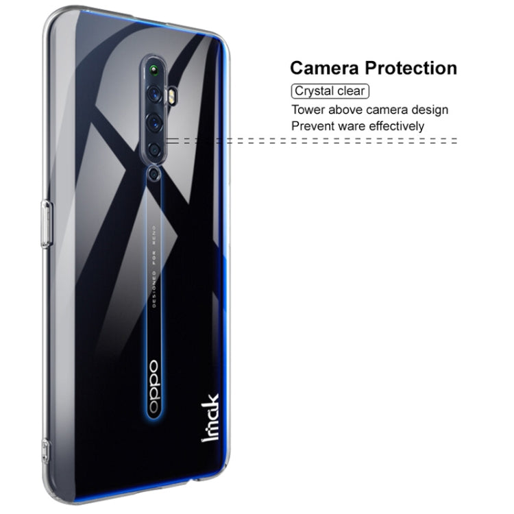 For OPPO Reno2 Z IMAK Wing II Wear-resisting Crystal Pro Protective Case(Transparent)