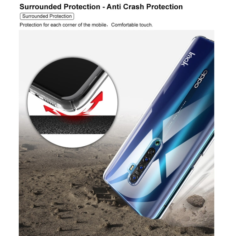 For OPPO Reno2 IMAK Wing II Wear-resisting Crystal Pro Protective Case(Transparent)