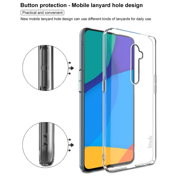 For OPPO Reno2 IMAK Wing II Wear-resisting Crystal Pro Protective Case(Transparent)