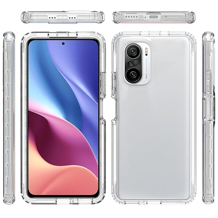 For Xiaomi Redmi K40 High Transparency Two-color Gradual Change PC+TPU Phone Case