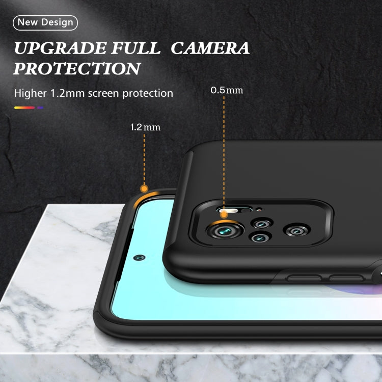 For Xiaomi Redmi Note 10 4G PC + TPU Shockproof Magnetic Phone Case with Invisible Ring Holder