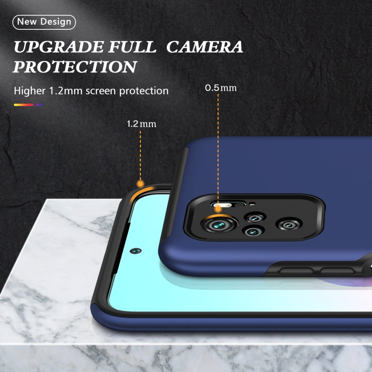 For Xiaomi Redmi Note 10 4G PC + TPU Shockproof Magnetic Phone Case with Invisible Ring Holder