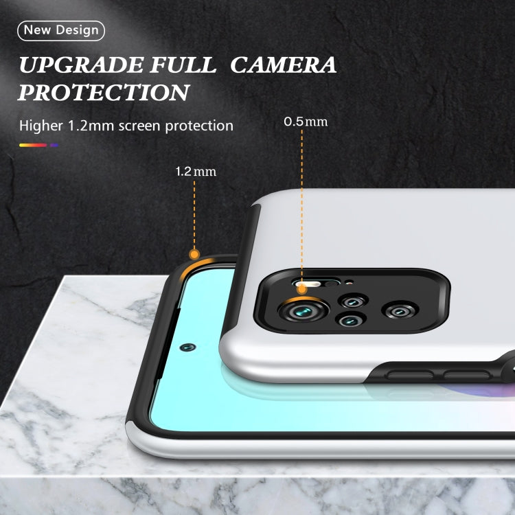 For Xiaomi Redmi Note 10 4G PC + TPU Shockproof Magnetic Phone Case with Invisible Ring Holder