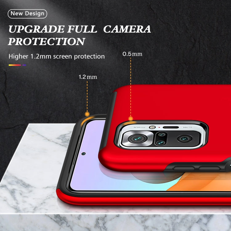 For Xiaomi Redmi Note 10 Pro PC + TPU Shockproof Magnetic Phone Case with Invisible Ring Holder