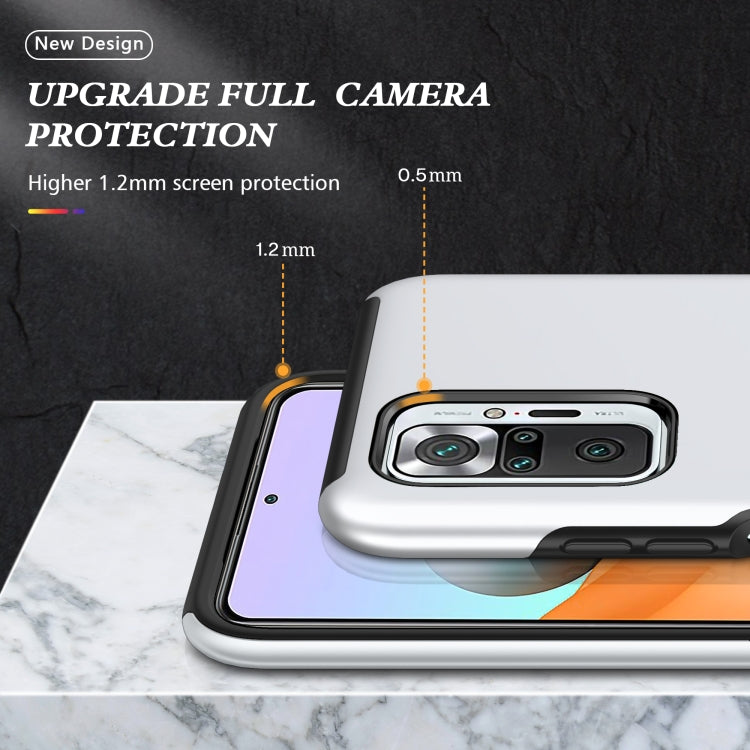 For Xiaomi Redmi Note 10 Pro PC + TPU Shockproof Magnetic Phone Case with Invisible Ring Holder
