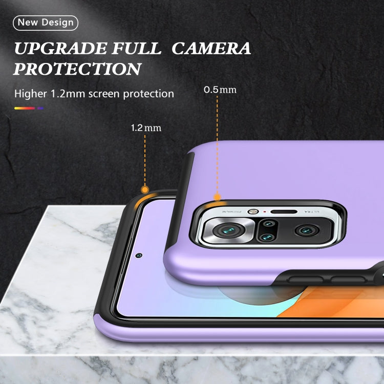 For Xiaomi Redmi Note 10 Pro PC + TPU Shockproof Magnetic Phone Case with Invisible Ring Holder