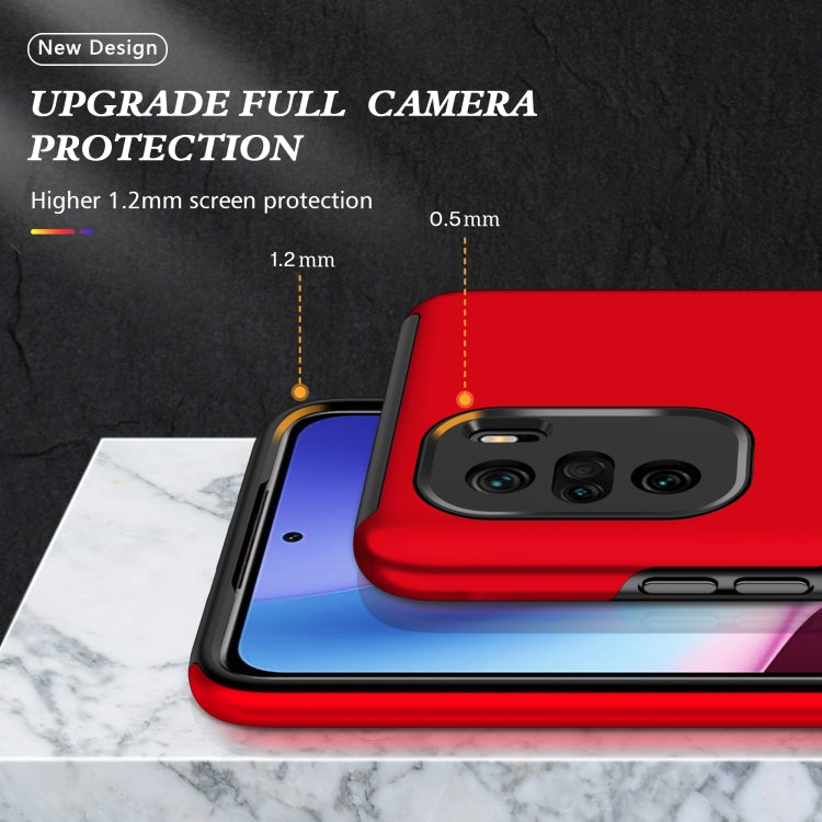 For Xiaomi Redmi K40 PC + TPU Shockproof Magnetic Phone Case with Invisible Ring Holder