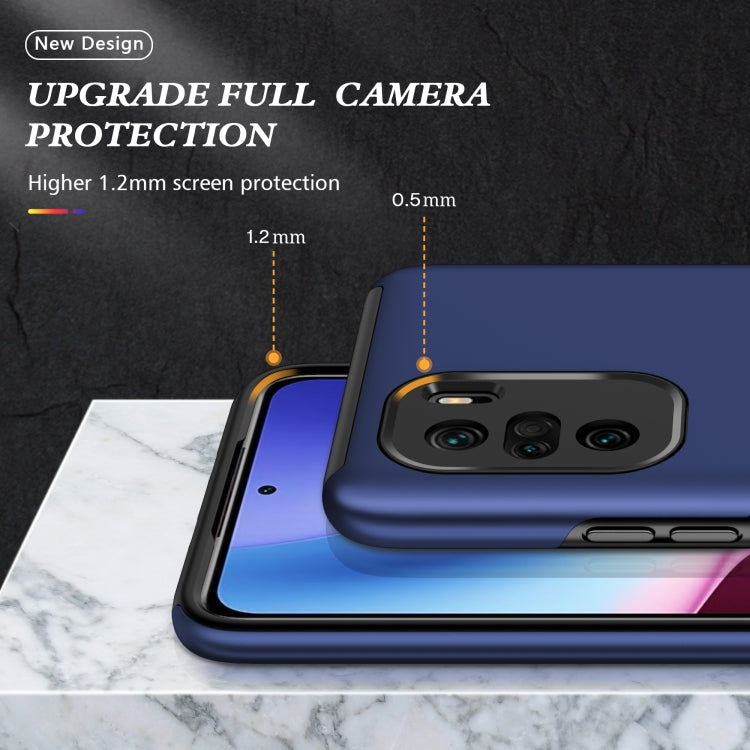 For Xiaomi Redmi K40 PC + TPU Shockproof Magnetic Phone Case with Invisible Ring Holder