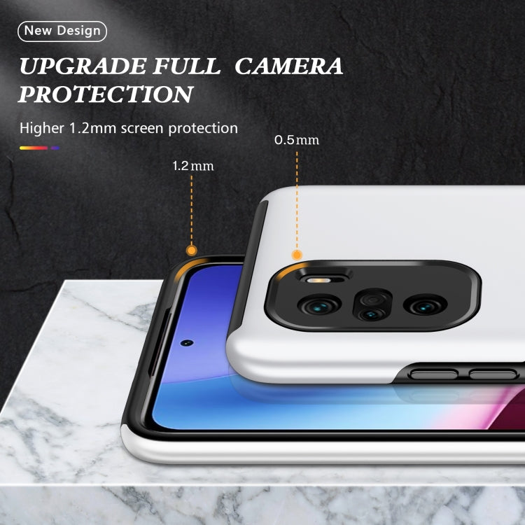 For Xiaomi Redmi K40 PC + TPU Shockproof Magnetic Phone Case with Invisible Ring Holder