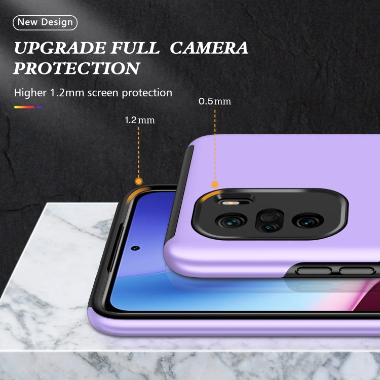 For Xiaomi Redmi K40 PC + TPU Shockproof Magnetic Phone Case with Invisible Ring Holder