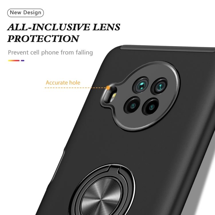 For Xiaomi Mi 10T Lite 5G PC + TPU Shockproof Magnetic Phone Case with Invisible Ring Holder