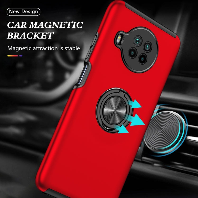 For Xiaomi Mi 10T Lite 5G PC + TPU Shockproof Magnetic Phone Case with Invisible Ring Holder