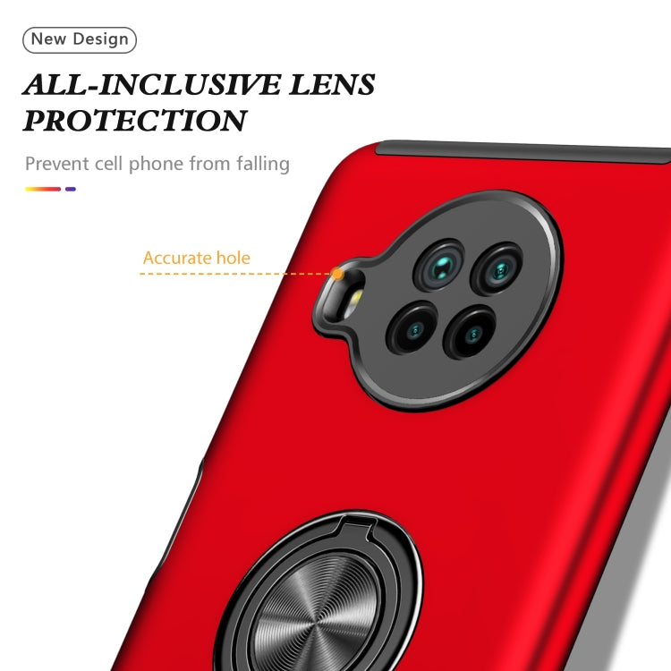 For Xiaomi Mi 10T Lite 5G PC + TPU Shockproof Magnetic Phone Case with Invisible Ring Holder