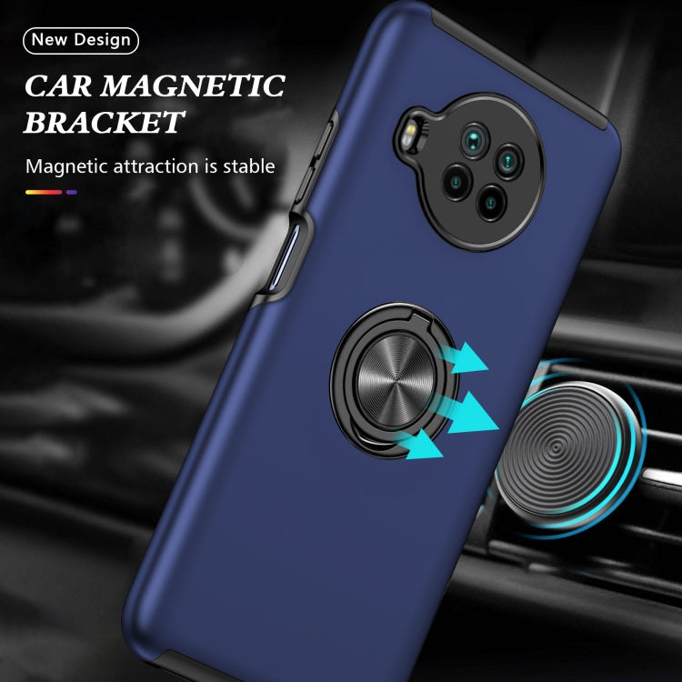 For Xiaomi Mi 10T Lite 5G PC + TPU Shockproof Magnetic Phone Case with Invisible Ring Holder