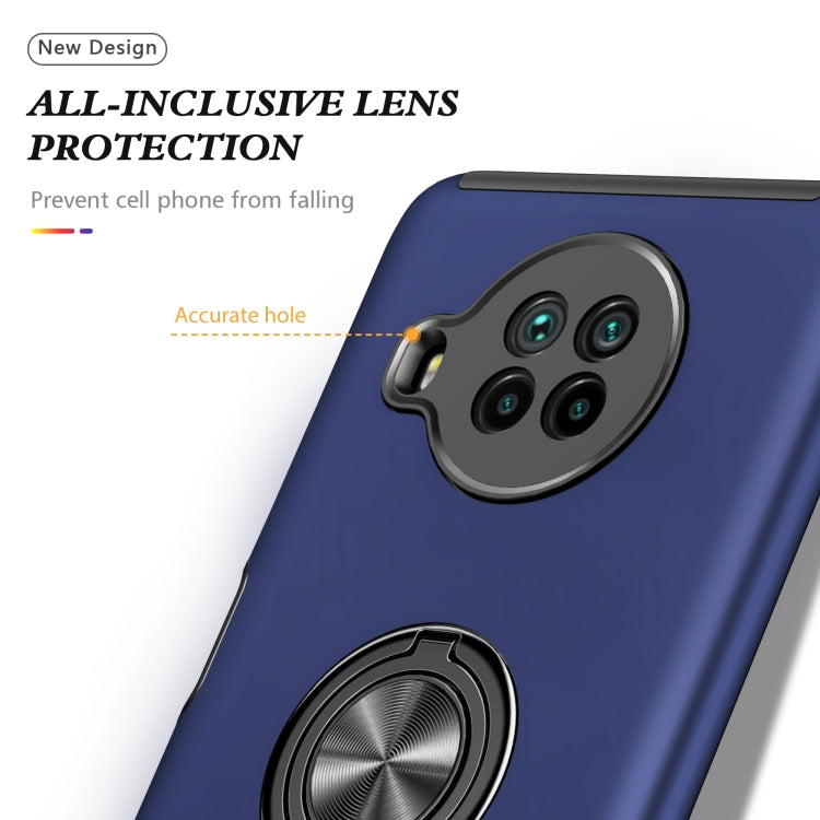 For Xiaomi Mi 10T Lite 5G PC + TPU Shockproof Magnetic Phone Case with Invisible Ring Holder