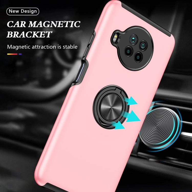 For Xiaomi Mi 10T Lite 5G PC + TPU Shockproof Magnetic Phone Case with Invisible Ring Holder