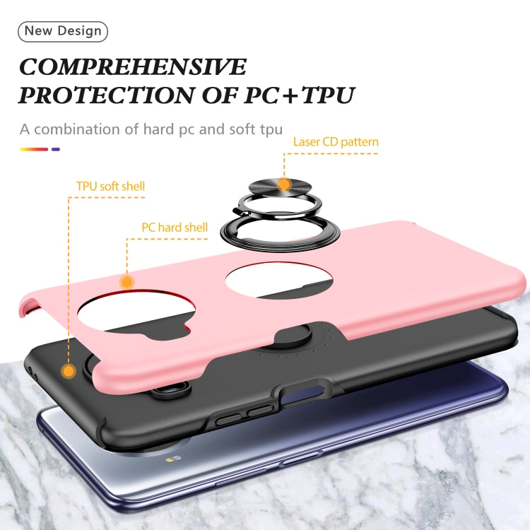 For Xiaomi Mi 10T Lite 5G PC + TPU Shockproof Magnetic Phone Case with Invisible Ring Holder