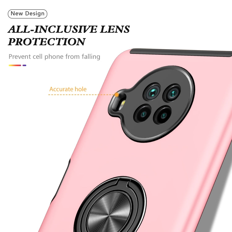 For Xiaomi Mi 10T Lite 5G PC + TPU Shockproof Magnetic Phone Case with Invisible Ring Holder