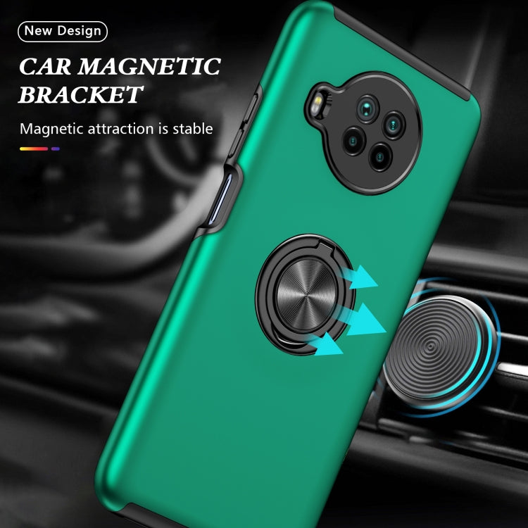 For Xiaomi Mi 10T Lite 5G PC + TPU Shockproof Magnetic Phone Case with Invisible Ring Holder