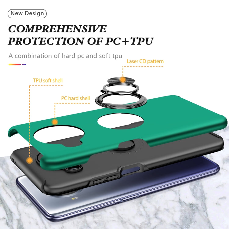 For Xiaomi Mi 10T Lite 5G PC + TPU Shockproof Magnetic Phone Case with Invisible Ring Holder