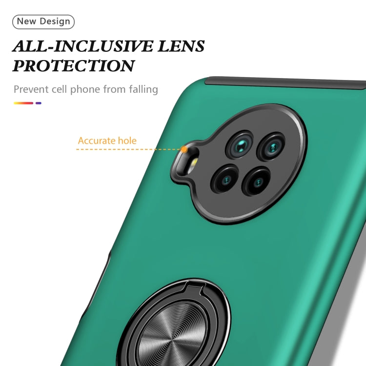For Xiaomi Mi 10T Lite 5G PC + TPU Shockproof Magnetic Phone Case with Invisible Ring Holder