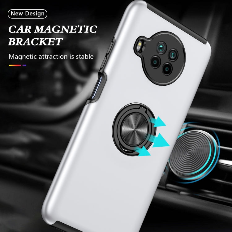 For Xiaomi Mi 10T Lite 5G PC + TPU Shockproof Magnetic Phone Case with Invisible Ring Holder