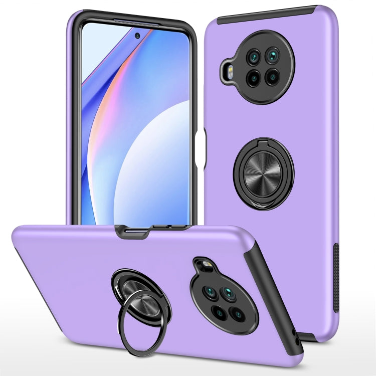 For Xiaomi Mi 10T Lite 5G PC + TPU Shockproof Magnetic Phone Case with Invisible Ring Holder