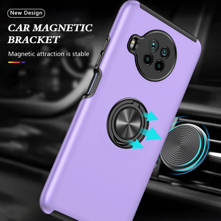 For Xiaomi Mi 10T Lite 5G PC + TPU Shockproof Magnetic Phone Case with Invisible Ring Holder