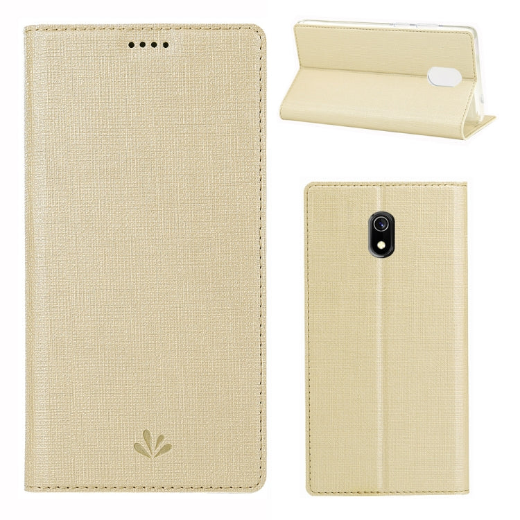 For Xiaomi Redmi 8A ViLi Shockproof TPU + PU Horizontal Flip Protective Case with Card Slot & Holder