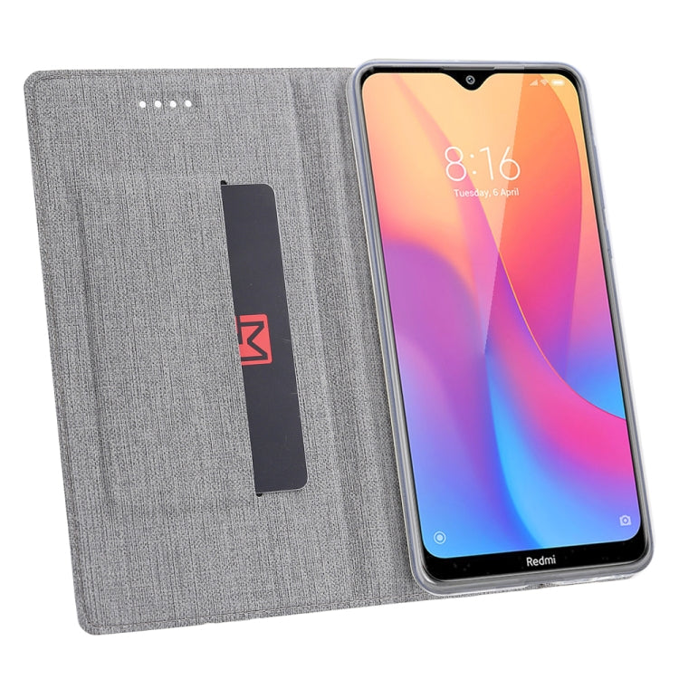 For Xiaomi Redmi 8A ViLi Shockproof TPU + PU Horizontal Flip Protective Case with Card Slot & Holder