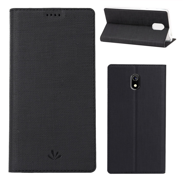 For Xiaomi Redmi 8A ViLi Shockproof TPU + PU Horizontal Flip Protective Case with Card Slot & Holder