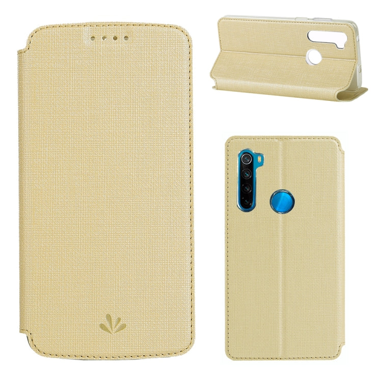 For Xiaomi Redmi Note 8 ViLi Shockproof TPU + PU Horizontal Flip Protective Case with Card Slot & Holder