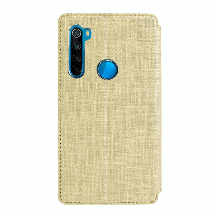 For Xiaomi Redmi Note 8 ViLi Shockproof TPU + PU Horizontal Flip Protective Case with Card Slot & Holder