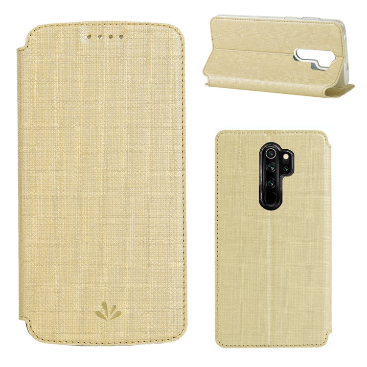 For Xiaomi Redmi Note 8 Pro ViLi Shockproof TPU + PU Horizontal Flip Protective Case with Card Slot & Holder