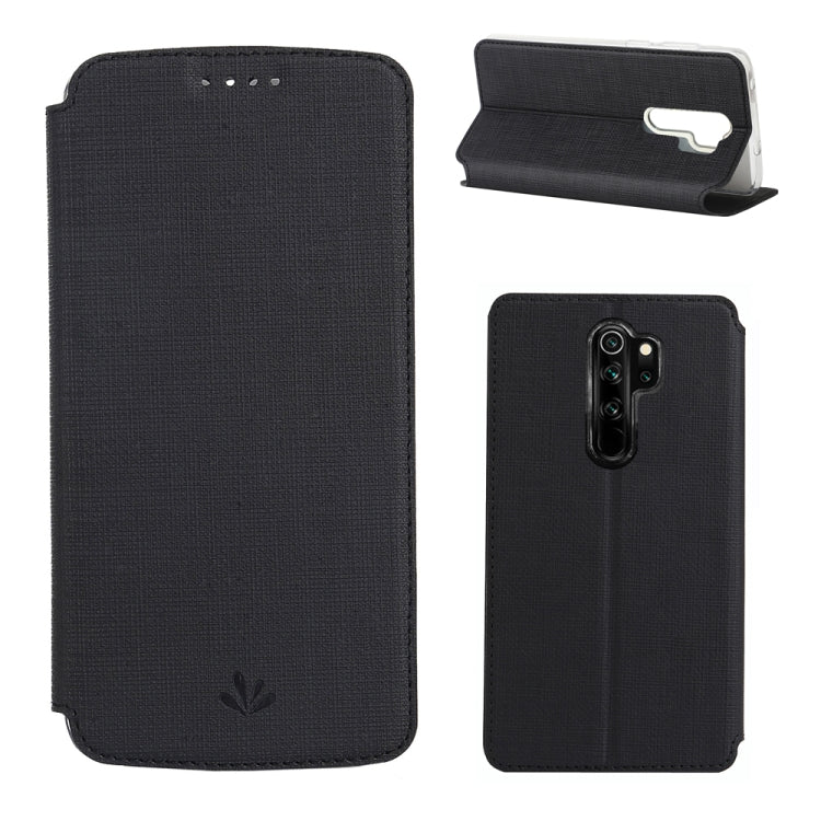 For Xiaomi Redmi Note 8 Pro ViLi Shockproof TPU + PU Horizontal Flip Protective Case with Card Slot & Holder