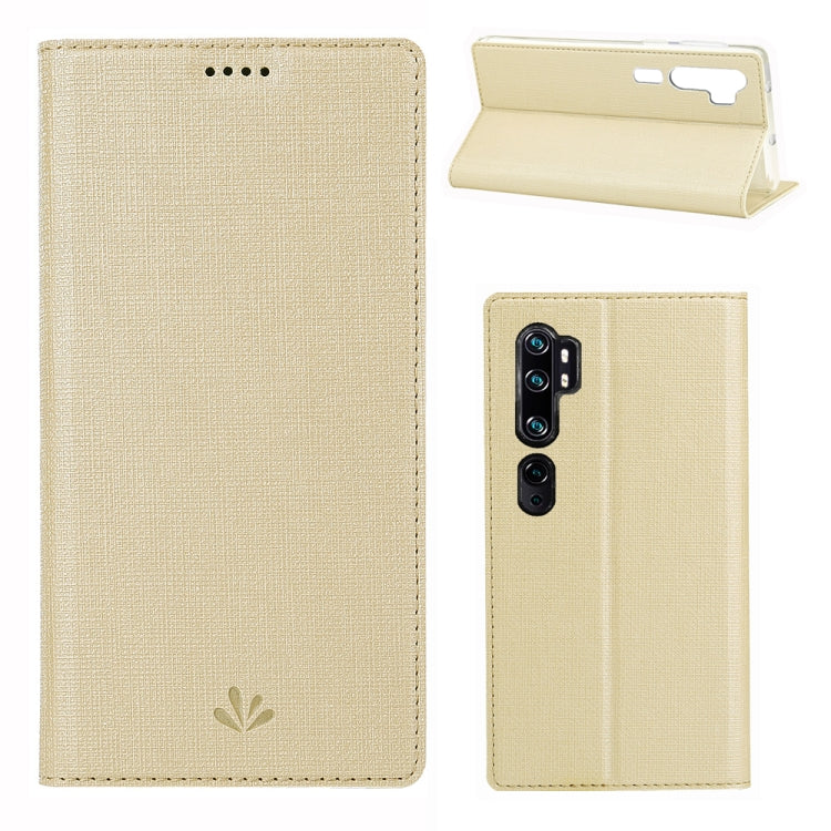 For Xiaomi Mi CC9 Pro & Note 10 ViLi Shockproof TPU + PU Horizontal Flip Protective Case with Card Slot & Holder