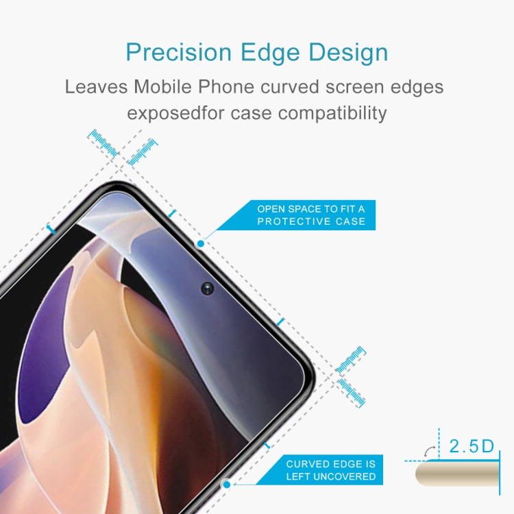 For Xiaomi Redmi Note 11 Pro 5G / 4G / 11 Pro+ / 11E Pro / POCO F4 / Poco X4 Pro 50 PCS 0.26mm 9H 2.5D Tempered Glass Film