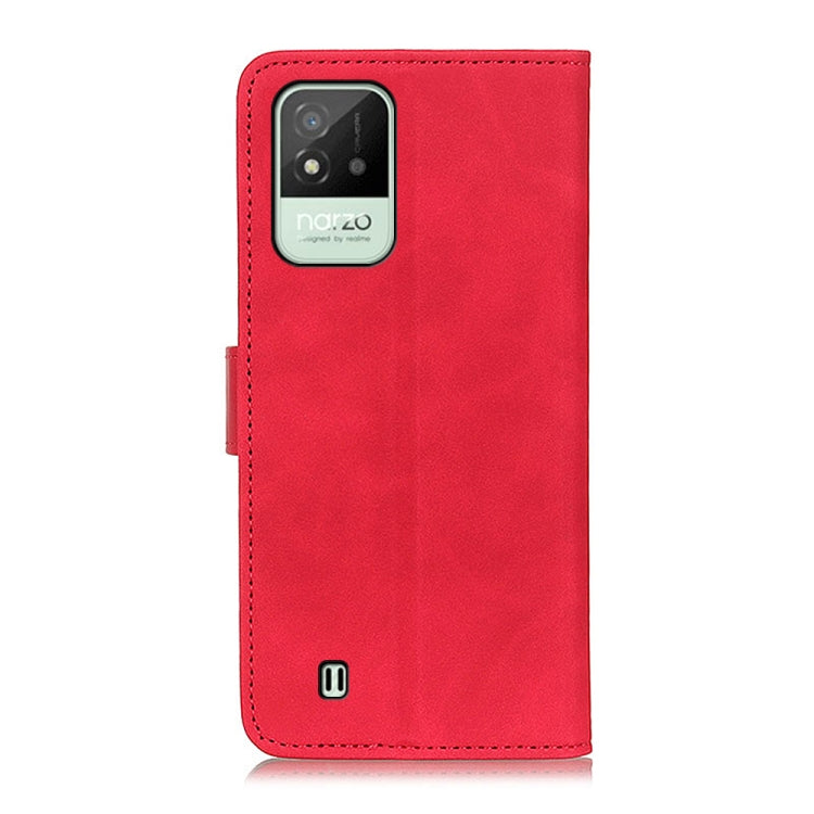 For OPPO Realme Narzo 50i KHAZNEH Retro Texture Horizontal Flip Leather Phone Case