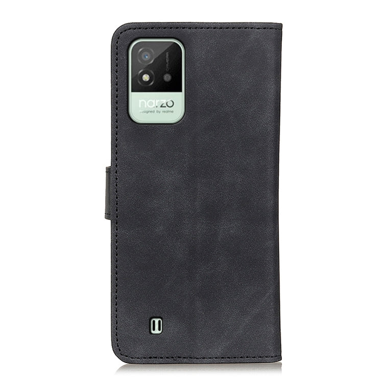 For OPPO Realme Narzo 50i KHAZNEH Retro Texture Horizontal Flip Leather Phone Case