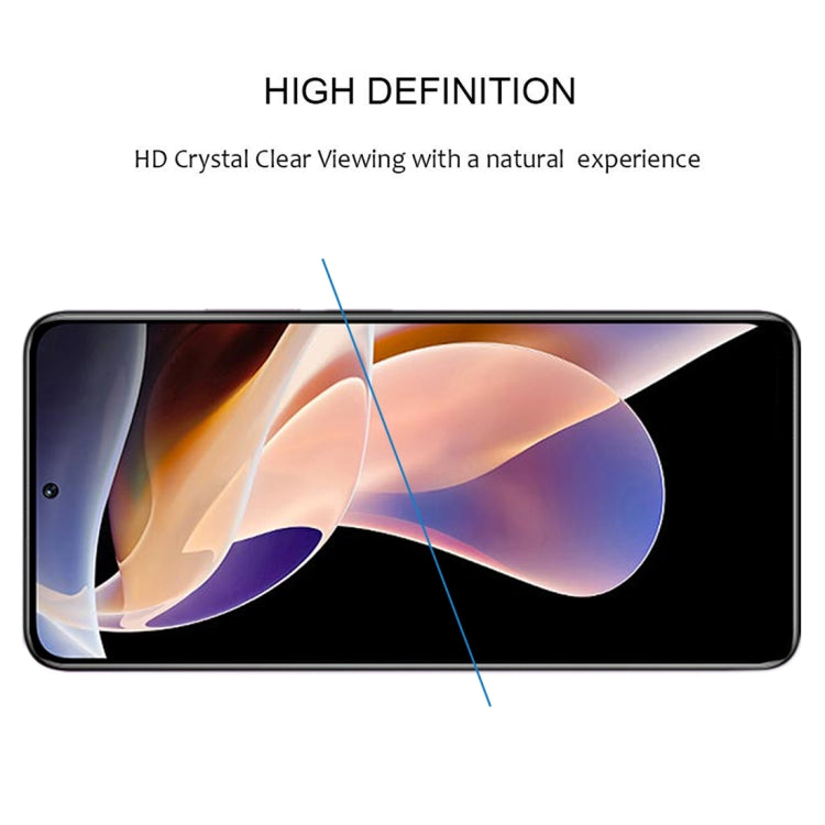 For Xiaomi Redmi Note 11 Pro / 11 Pro+ 25 PCS Full Glue Full Screen Tempered Glass Film