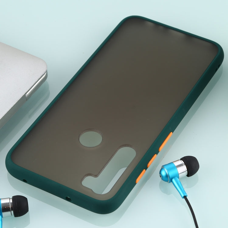 For Xiaomi Redmi Note 8 Skin Hand Feeling Series Anti-fall Frosted PC+ TPU Case