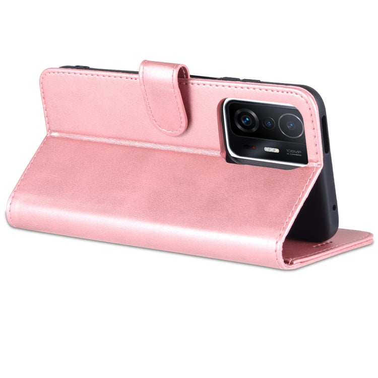 For Xiaomi Mi 11T / 11T Pro AZNS Skin Feel Calf Texture Horizontal Flip Phone Leather Case