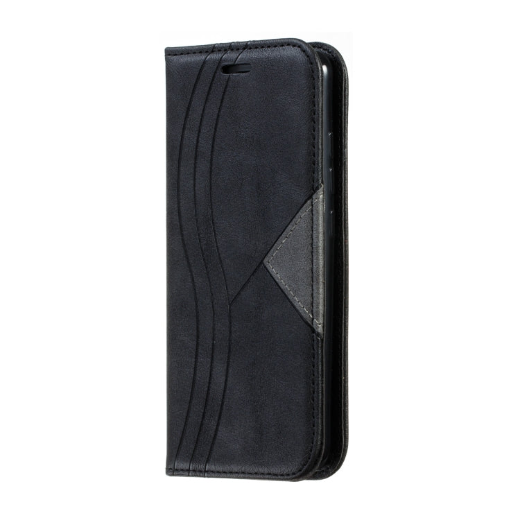 For Xiaomi Redmi 6 Splicing Color Magnetic Hem Horizontal Flip Leather Case with Holder & Card Slots