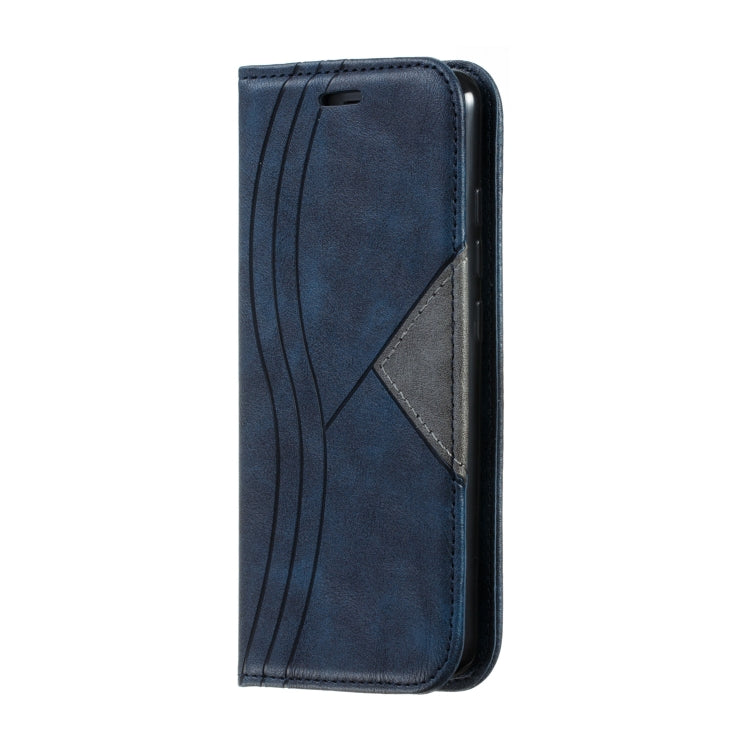 For Xiaomi Redmi 6 Splicing Color Magnetic Hem Horizontal Flip Leather Case with Holder & Card Slots