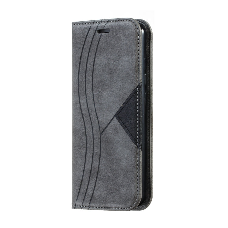 For Xiaomi Redmi 6 Splicing Color Magnetic Hem Horizontal Flip Leather Case with Holder & Card Slots
