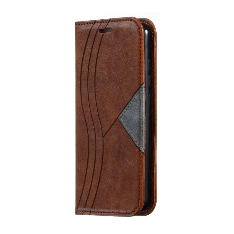 For Xiaomi Redmi 6 Splicing Color Magnetic Hem Horizontal Flip Leather Case with Holder & Card Slots