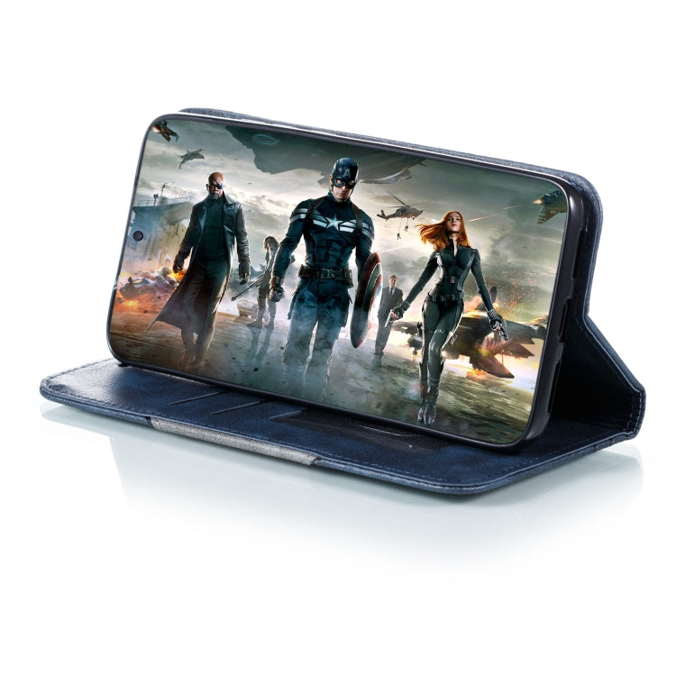 For Xiaomi Redmi 7 Splicing Color Magnetic Hem Horizontal Flip Leather Case with Holder & Card Slots