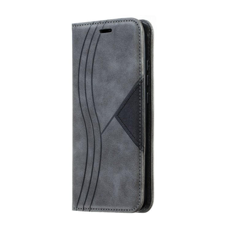 For Xiaomi Redmi 7 Splicing Color Magnetic Hem Horizontal Flip Leather Case with Holder & Card Slots